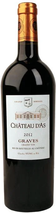 Вино Chateau d’As  Graves AOC Шато д'Ас Грав 2012 750 мл