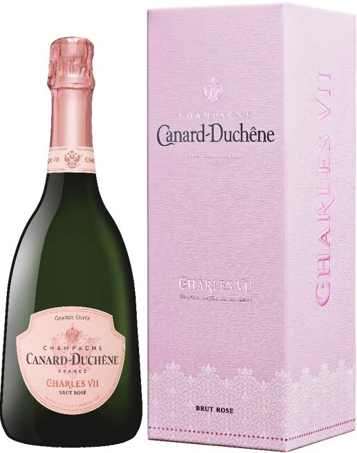 Шампанское Canard-Duchene Charles VII Brut Rose Champagne AOC gift box 2019 750 мл