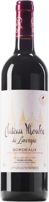 Вино Maison Riviere  Moulin de Lavergne  Bordeaux AOC Масон Ривьер Шато Мулен Де Лавернь 2016 750 мл