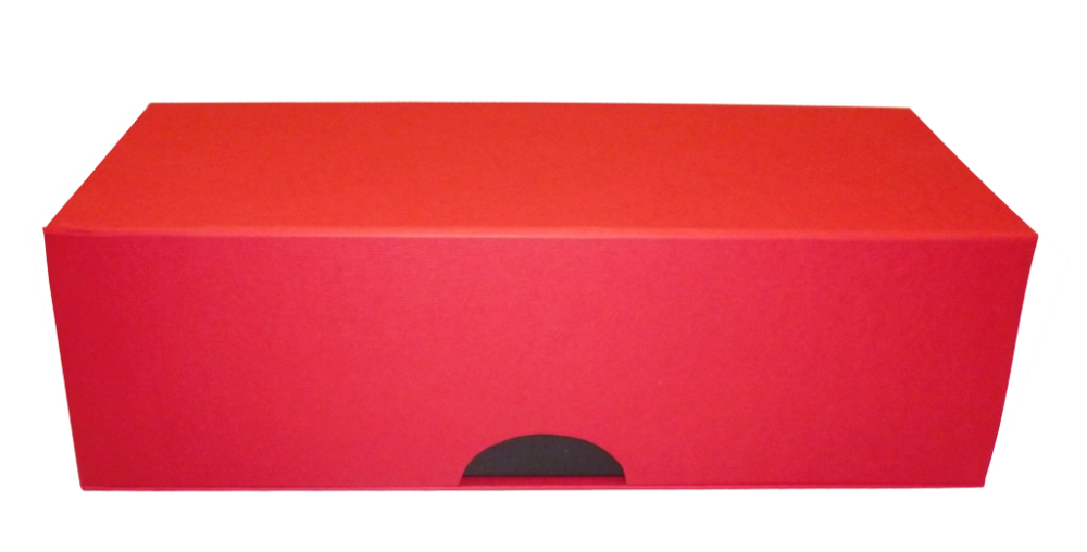 Коробка на 1 бут. Gift box for 1 bottle  red  Коробка на 1 бут  красный 14.3x11.2x37.8 см