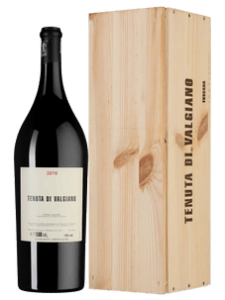 Вино Tenuta di Valgiano Rosso Colline Lucchesi DOC Тенута ди Вальджиано Коллине Луккези в подарочной коробке 2016 1500 мл