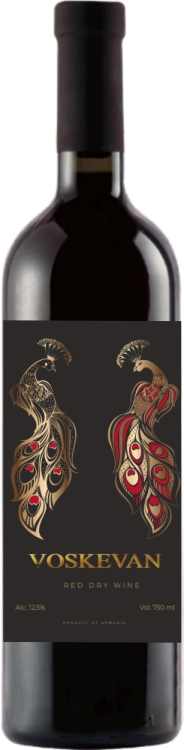 Вино Voskevan  red  2019 750  мл 12,5 %