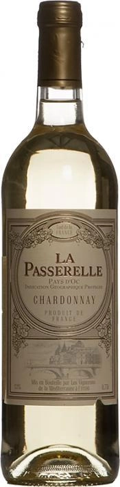 Вино Vinadeis La Passerelle Chardonnay Pays d'Oc IGP Ла Пассерель Шардоне 750 мл