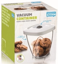 Контейнер VacuVin вакуумный средний 1,3 л, цвет - белый