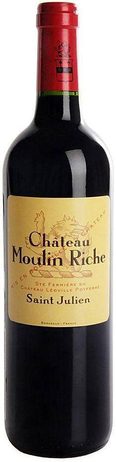 Вино Chateau Moulin Riche Saint-Julien AOC  2015 750 мл 13,5%