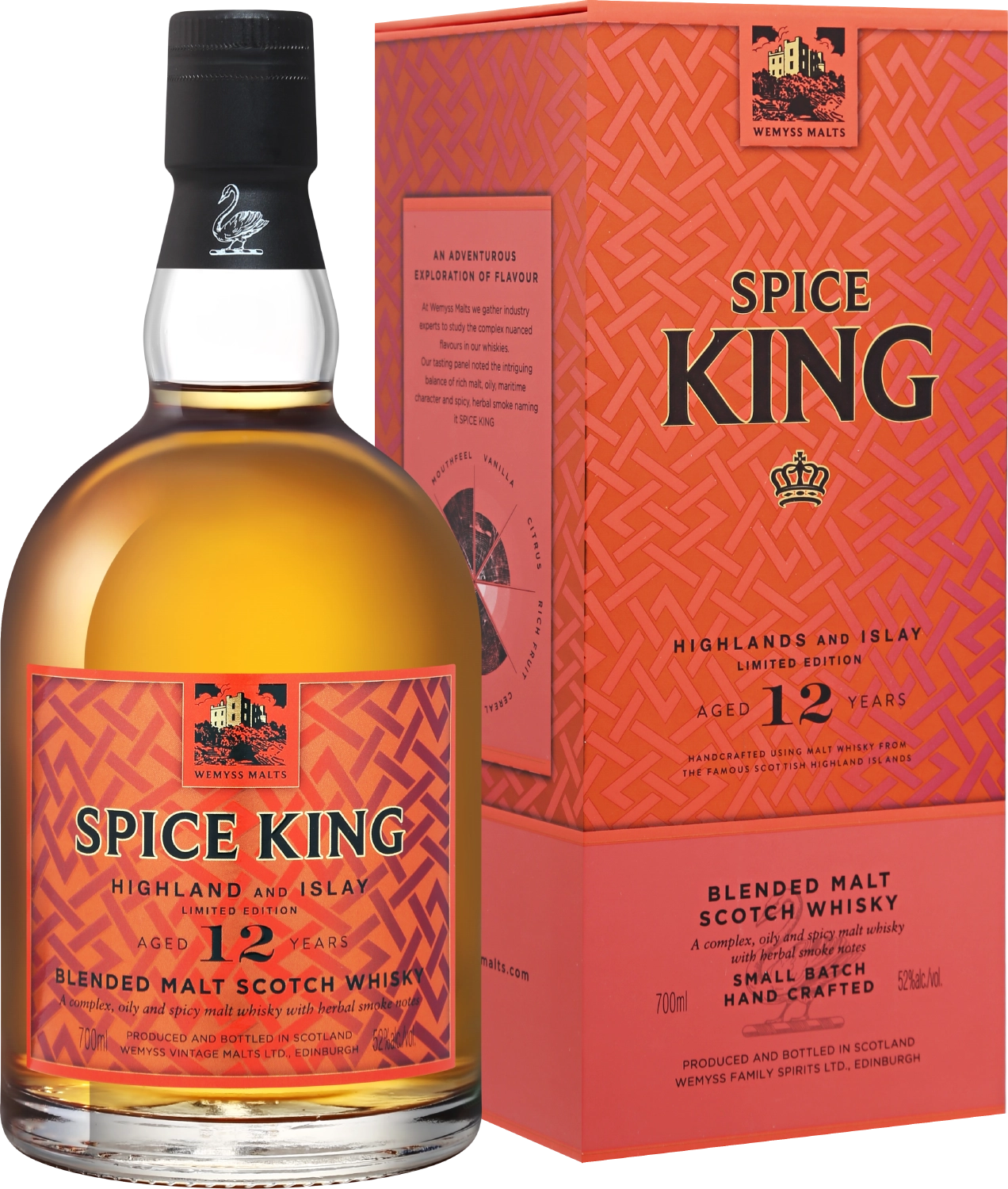Виски  Wemyss Malts Spice King Blended Malt Scotch Whisky 12 y.o. 700 мл