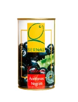 Оливки NEGRA, черные с косточкой, в ж/б 350г (по 12 шт)