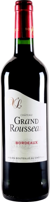 Вино Château Grand Rousseau Rouge Bordeaux AOC  2018 750 мл