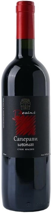 Вино Besini  Saperavi red 2017  750 мл