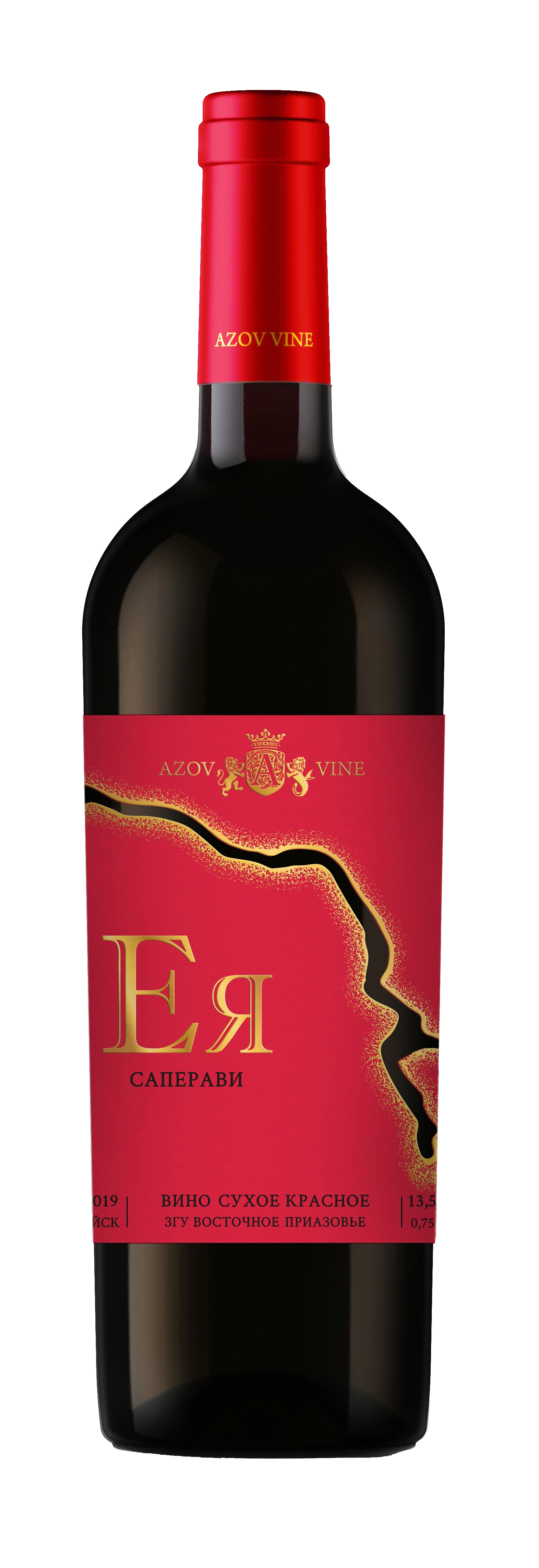 Вино Азов Вайн  Ея  Саперави Северный 750 мл