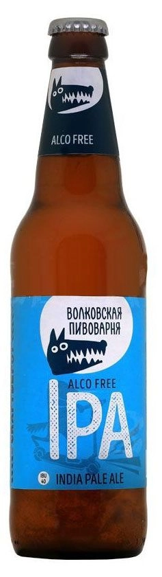 Пиво Волковская  Пивоварня безалкогольное  450 мл