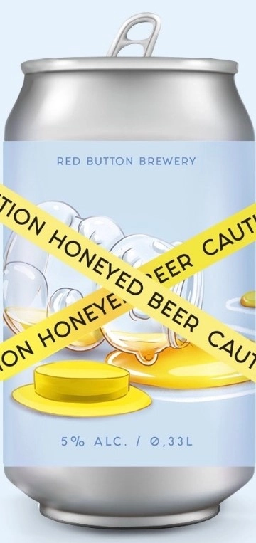 Пиво  Red ButtonCrispy Honey Bear  Рэд Баттон Криспи Хани Беар  ж/б  330 мл