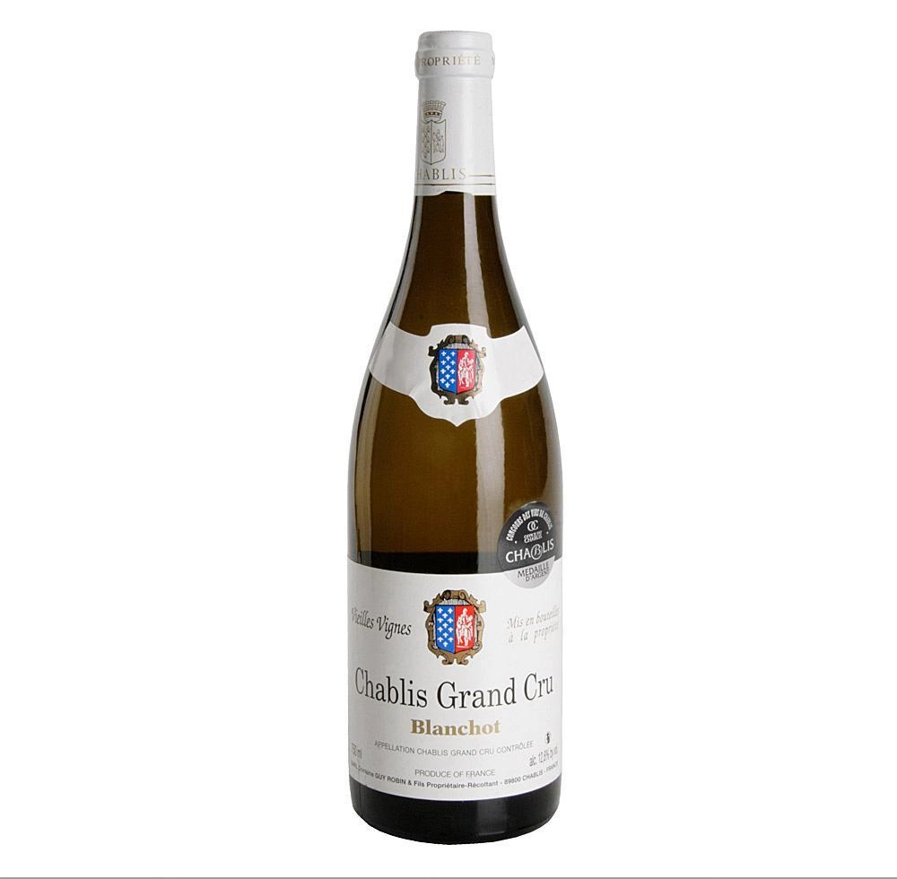 Вино Domaine Guy Robin  AOC Chablis Grand Cru Blanchot   2023 750 мл