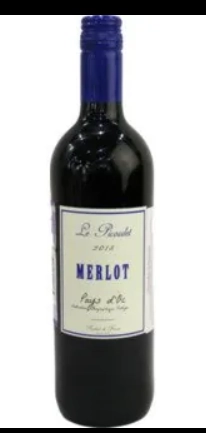 Вино  Le Picoulet Merlot 2022 750 мл  13 %