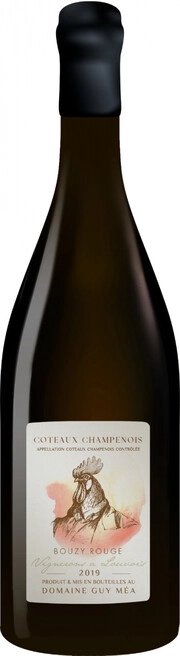 Вино Guy Mea  Bouzy Rouge   Coteaux Champenois AOC   2019  750 мл