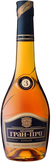 Коньяк Гран-При 3-летний 500 мл