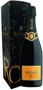 Вино Mezzacorona Trento Rotari Riserva Brut gift box Медзакорона Тренто Ротари Ризерва Брют в подарочной упаковке 2014 750 мл