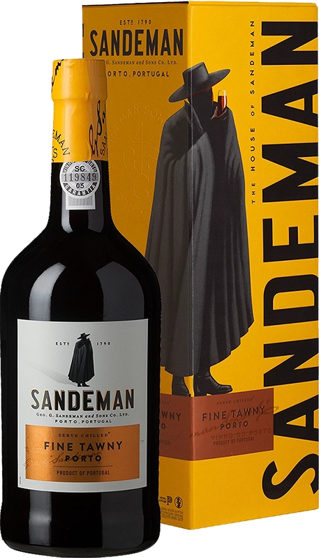 Портвейн Sandeman Fine Tawny   Porto gift box   2018 750 мл