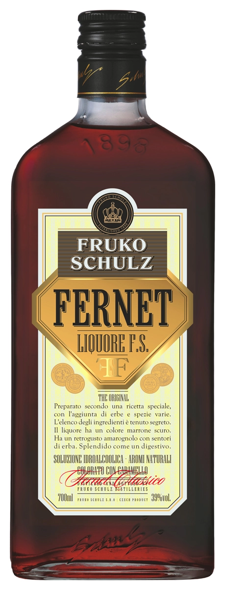 Настойка горькая  Fruko Schulz Fernet Фруко Шульц Фернет  700 мл