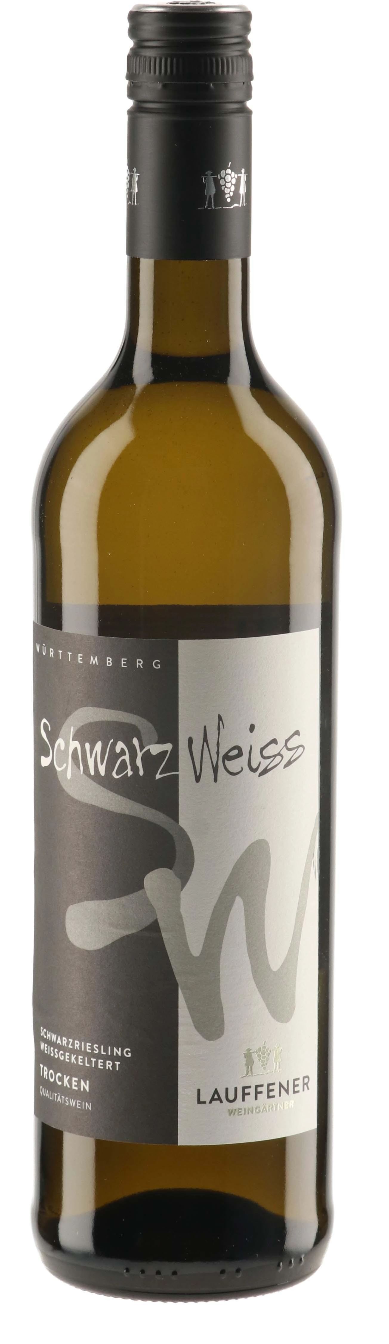 Вино Lauffener Schwarzweiss Schwarzriesling Лауффенер Шварцвайс Шварцрислинг 2021 750 мл 12.5%