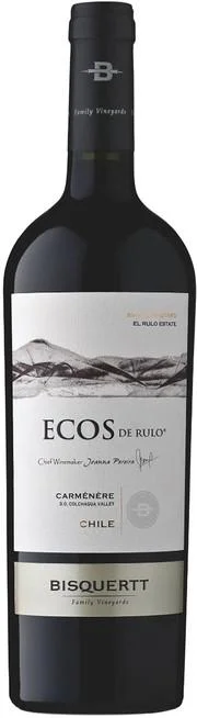 Вино Bisquertt Ecos de Rulo Carmenere Экос де Руло Карменере 2014 750 мл