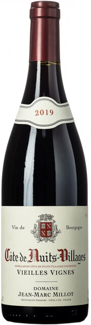 Вино Domaine Jean-Marc Millot  Cote de Nuits-Villages Vieilles Vignes AOC   2019  750 мл   13%