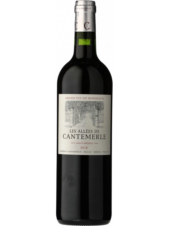 Вино Les Allees de Cantemerle Haut-Medoc  2018  750 мл