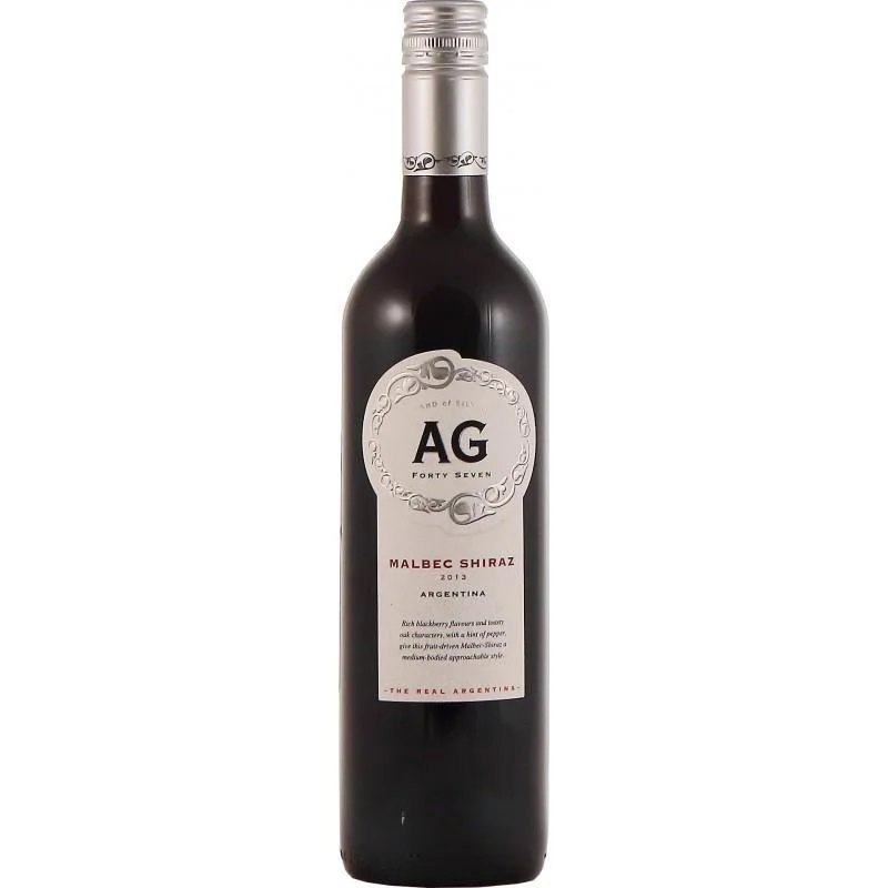 Вино AG 47 Malbec Shiraz АГ 47 Мальбек Шираз 2015 750 мл
