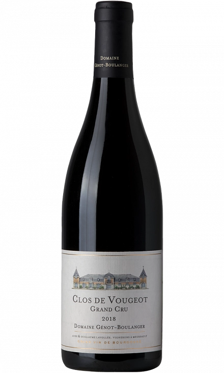 Вино Clos de Vougeot Grand Cru  Domaine Genot-Boulanger red dry  2018 750 мл