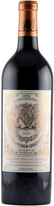 Вино Chateau Pichon Longueville Baron de Pichon Pauillac AOC 2-me Grand Cru Шато Пишон Лонгвиль Барон де Пишон Пойяк 2-й Гран Крю 2004 750 мл