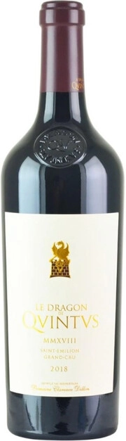 Вино Le Dragon de Quintus Saint-Emilion Grand Cru AOC  Ле Драгон де Куинтюс 2019 750 мл 15%