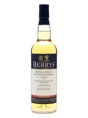 Виски   Berry Bros and Rudd A Secret Speyside Distillery Single Cask Malt Scotch Whisky 29 y.o.   1992  700 мл