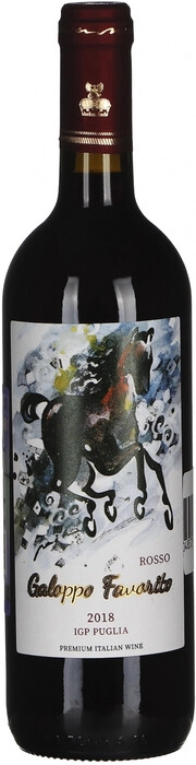 Вино Al Bano Carrisi  Galoppo Favorito Rosso Puglia IGP   2018 750 мл