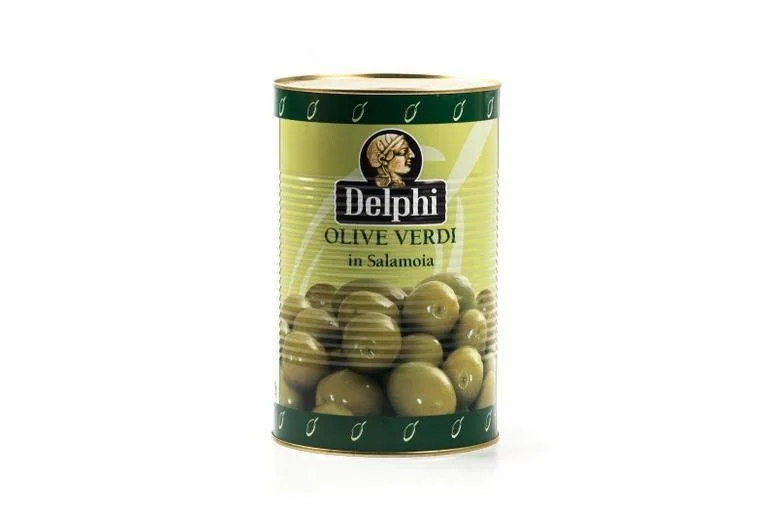 Оливки Delphi  ATLAS Делфи Атлас 70/90 в рассоле без косточек 4250г