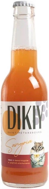 Квас Dikiy  Sangria Дикий Сангрия 330 мл