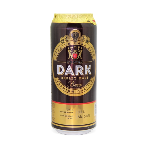 ПИВО Fortas Dark  ФОРТАС ДАРК   ж/б 500 мл