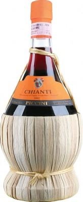 Вино Piccini Chianti di Fiesche  Пиччини Кьянти в соломенной корзинке 2016 750 мл