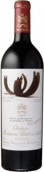 Вино Chateau Mouton Rothschild Pauillac AOC 1-er Grand Cru Classe Шато Мутон Ротшильд Пойяк 1-й Гран Крю Классе 2007 0.75