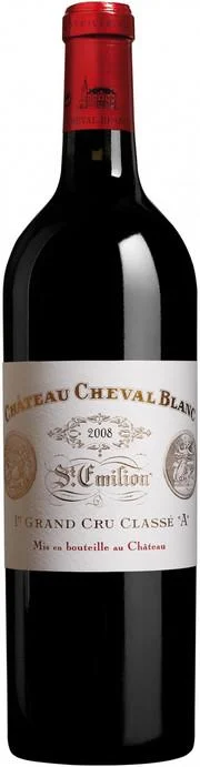Вино Chateau Cheval Blanc St-Emilion AOC 1-er Grand Cru ClasseШато Шеваль Блан Сент-Эмилион Премьер Гран Крю 2008 750 мл