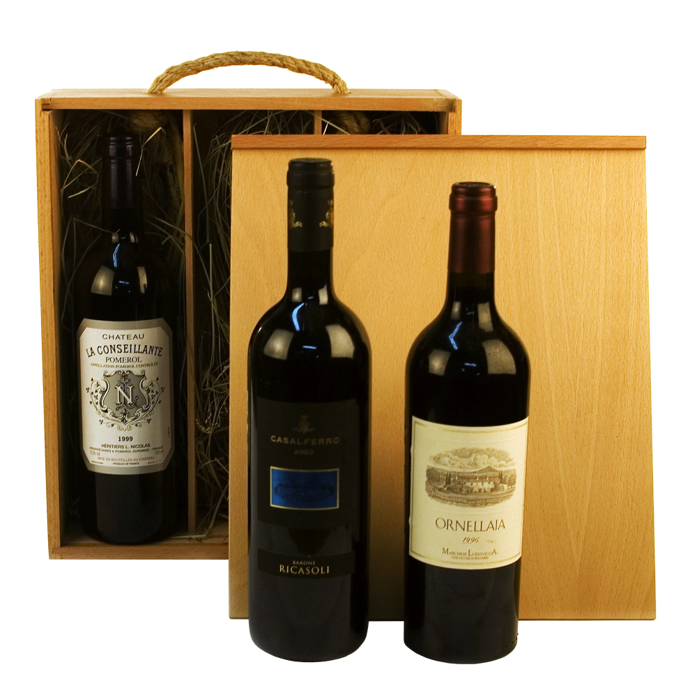 Пенал на 3 бутылки Бургонь  бук