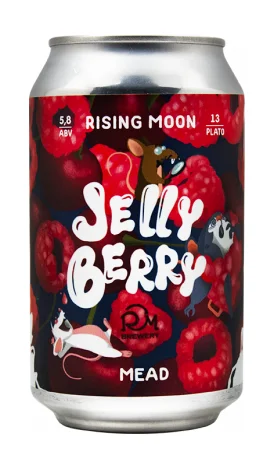 Медовуха   Mead Rising Moon Jelly Berry Райзинг Мун Джелли Бэрри  ж/б  330  мл