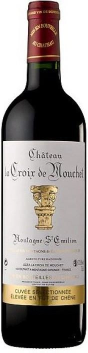Вино  Chateau La Croix de Mouchet, Montagne-Saint-Emillon AOC Шато Ля Круа де Муше 2015  750 мл