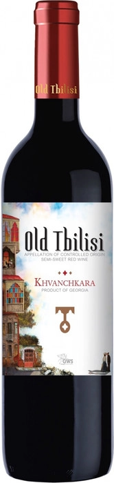 Вино   Old Tbilisi Hwanchkara Старый Тбилиси Хванчкара 2019 750 мл