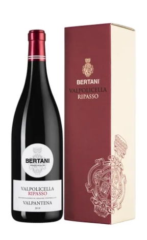 Вино Bertani Ripasso Valpolicella DOC gift box semi dry  2019 1500 мл