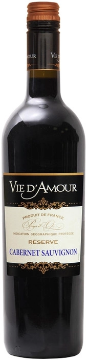 Вино Vie d'Amour Cabernet Sauvignon Reserva Pays d'Oc IGP  Вье д'Амур Каберне Совиньон Резерва 2019 750 мл