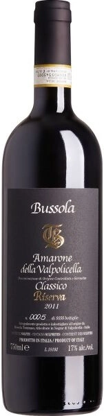 Вино Tommaso Bussola  Amarone della Valpolicella Classico Riserva TB DOCG  Томмазо Буссола Амароне делла Вальполичелла Классико Ризерва ТБ  2011 750 мл 17%