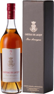 Арманьяк  Chateau de Lacquy Bas-Armagnac 7 Ans  gift box 700 мл 43%