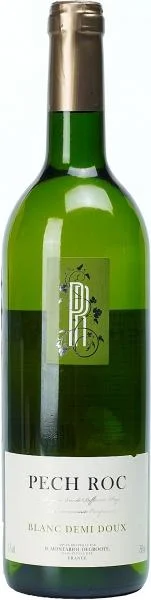 Вино Pech Roc Blanc Demi Doux VdP Пеш Рок Блан Деми Ду VdP  750 мл