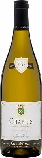 Вино Lamblin & Fils Chablis AOC Ламблен & Фис Шабли 2017 750 мл
