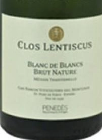 Игристое вино Clos Lentiscus Blanc Brut Nature  2014  750 мл